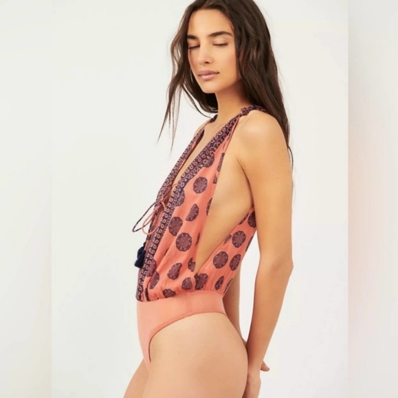 NWT Free People Soul Of The Sun Cotton Bodysuit Size Small - Picture 2 of 8
